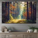 Dark Forest Wall Art Canvas Print