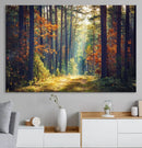 Dark Forest Wall Art Canvas Print