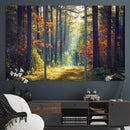 Dark Forest Wall Art Canvas Print