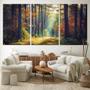 Dark Forest Wall Art Canvas Print