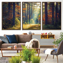 Dark Forest Wall Art Canvas Print