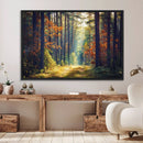 Dark Forest Wall Art Canvas Print