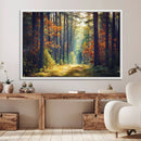 Dark Forest Wall Art Canvas Print