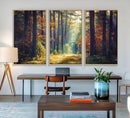 Dark Forest Wall Art Canvas Print