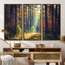 Dark Forest Wall Art Canvas Print