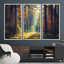 Dark Forest Wall Art Canvas Print