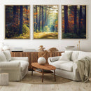 Dark Forest Wall Art Canvas Print
