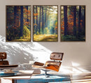 Dark Forest Wall Art Canvas Print