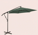 10 ft Cantilever Patio Umbrella with Crank – Multiple Colors by 2Dropme