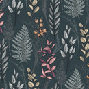 Dark Garden Botanical Wallpaper - Removable and Traditional