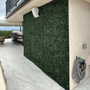 Dark Boxwood Artificial Vertical Garden Green Wall Panel Set of 6 66 SQ FT – UV Resistant – Commercial Grade by Designer Plants USA