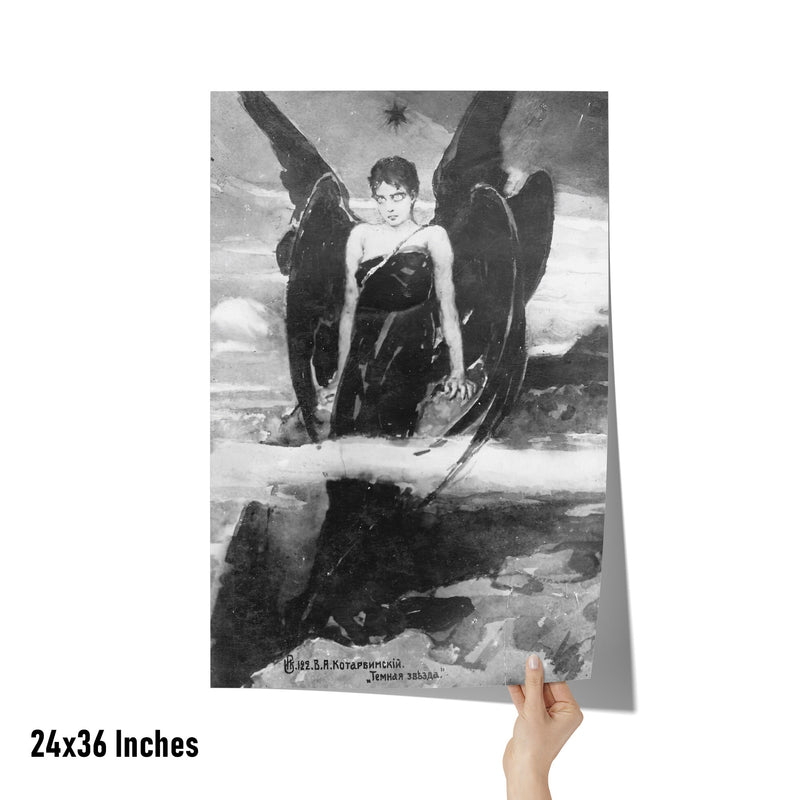 "Dark Star" by Vasily Alexandrovich Kotarbinsky Matte Poster