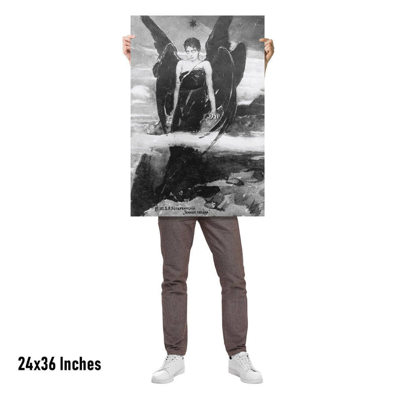 "Dark Star" by Vasily Alexandrovich Kotarbinsky Matte Poster