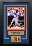Darryl Strawberry in Action New York Mets 8" x 10" Framed Baseball Photo with Engraved Autograph by Dynasty Sports & Framing