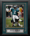David Akers Kicking Action Philadelphia Eagles 8" x 10" Framed Football Photo by Dynasty Sports & Framing