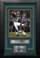 David Akers Super Bowl XXXIX Philadelphia Eagles 8x10 Framed Football Photo with Engraved Autograph by Dynasty Sports & Framing