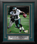 DeSean Jackson in Action Philadelphia Eagles 8" x 10" Framed Football Photo by Dynasty Sports & Framing