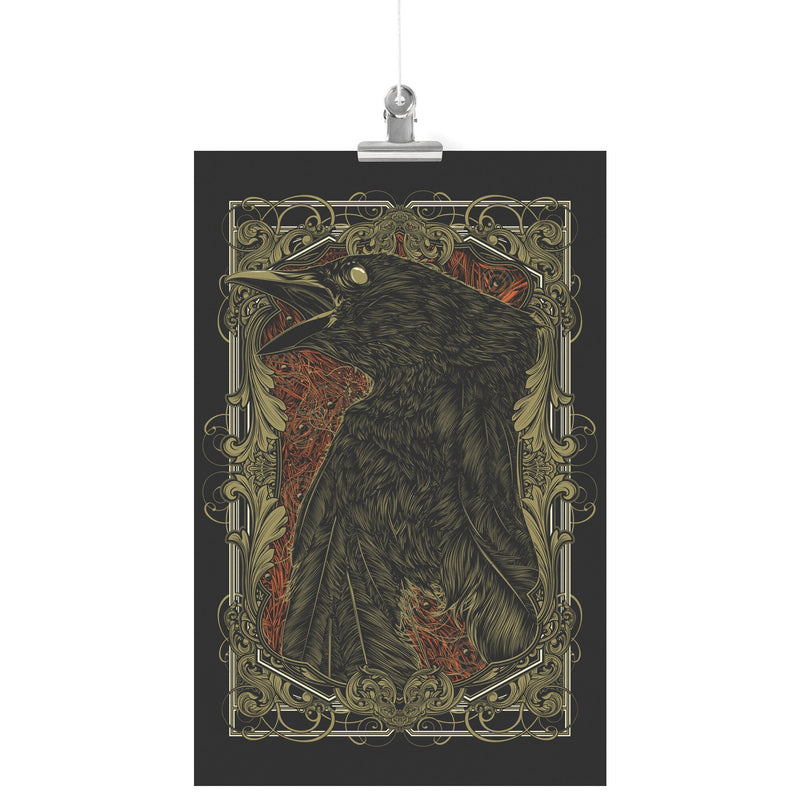 "Death of a Crow" Matte Poster