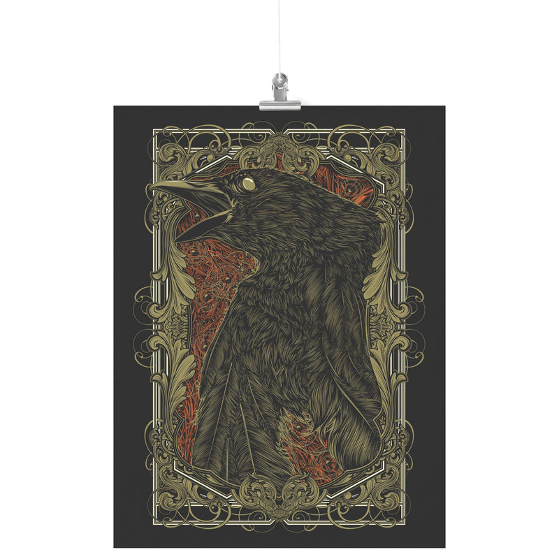 "Death of a Crow" Matte Poster