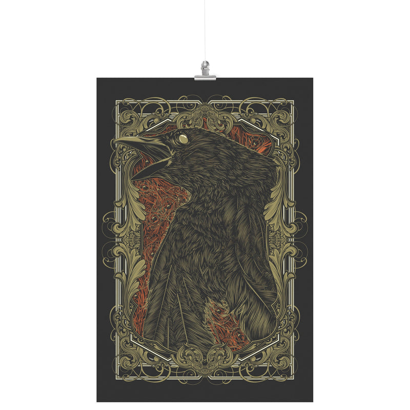 "Death of a Crow" Matte Poster