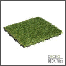 <b>Deck Tiles</b> - Premium WPC Interlocking | DECKO (11.8" x 11.8" x 0.8") - <b>choose color</b> - (One Piece)