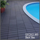 Deck Tile <b>Sample Pack</b> - Premium WPC Interlocking | DECKO - Free Delivery