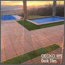 Deck Tile <b>Sample Pack</b> - Premium WPC Interlocking | DECKO - Free Delivery