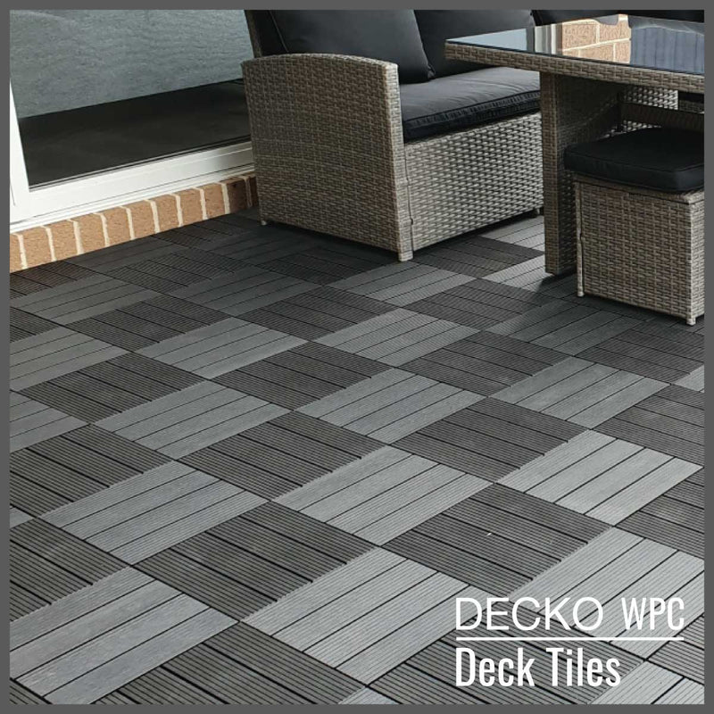 Deck Tile <b>Sample Pack</b> - Premium WPC Interlocking | DECKO with Free Delivery ($9.00 Handling fee- one/address only)
