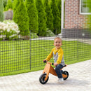 Decorative Garden Fence with 5 Panels and 5 Stakes-Black by LJGDeals