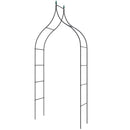 9.5 Feet Decorative Metal Garden Arch for Vine Rose Climbing Wedding Ceremony Party Decoration