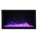 Amantii Tru-View XL XT 40 Inch Indoor Outdoor 3 Sided Electric Fireplace