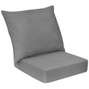 Deep Seat Chair Cushion Pads Set with Rope Belts for Indoor and Outdoor by LJGDeals