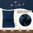 Deep Seat Chair Cushion Pads Set with Rope Belts for Indoor and Outdoor by LJGDeals
