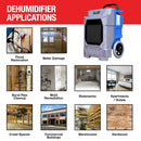 190 Pint Commercial Industrial Dehumidifier 7,000 ft² Rated LGR Integrated Pump Drain Hose