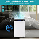 4500 Sq. Ft 57 Pint Dehumidifier for Home and Basement-White by LJGDeals