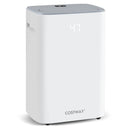 Dehumidifier with Auto Drain or Manual Drainage for Home Basement-White by LJGDeals