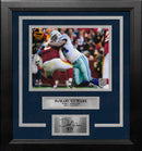DeMarcus Ware Tackling Action Dallas Cowboys 8" x 10" Framed Football Photo with Engraved Autograph by Dynasty Sports & Framing
