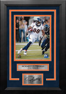 Demaryius Thomas in Action Denver Broncos 8" x 10" Framed Football Photo with Engraved Autograph by Dynasty Sports & Framing
