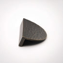 Hammered Demi Lune, Solid Brass Half Moon Cabinet Pulls