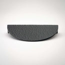 Hammered Demi Lune, Solid Brass Half Moon Cabinet Pulls