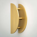 Demi Lune, Solid Brass Half Moon Door Handles