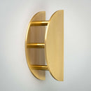 Demi Lune, Solid Brass Half Moon Door Handles