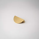 Demi Lune, Solid Brass Half Moon Cabinet Pulls