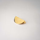 Demi Lune, Solid Brass Half Moon Cabinet Pulls