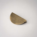 Demi Lune, Solid Brass Half Moon Cabinet Pulls