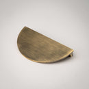 Demi Lune, Solid Brass Half Moon Cabinet Pulls