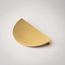 Demi Lune, Solid Brass Half Moon Cabinet Pulls