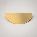 Demi Lune, Solid Brass Half Moon Cabinet Pulls