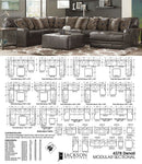 Denali ITALIAN LEATHER Sectional Collection by Jackson Furniture