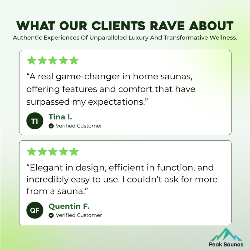 Peak Saunas Denali Luxury 3-Person Full Spectrum Infrared Sauna with Two XL Medical-Grade Red Light Therapy Panels & Smart WiFi App Control